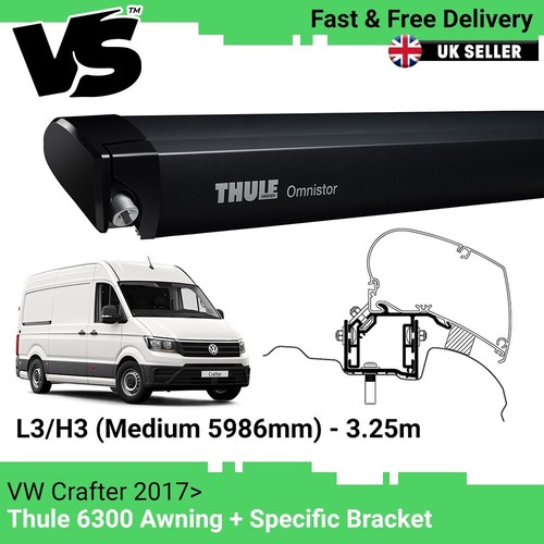 Thule 6300 25m awning black - 3.25m,