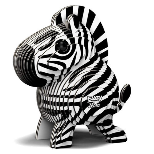 Eugy zebra model kit - eugy, 3d