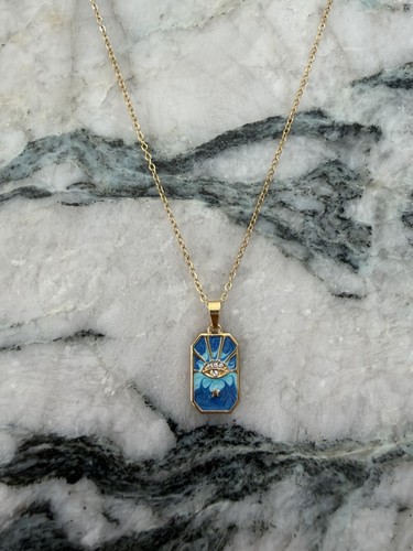 18k gold plated evil - , eye