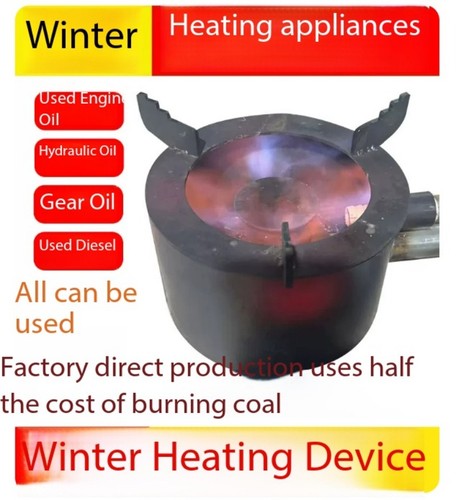 Used motor oil burner heating - oil,