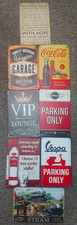 Metal Signs 8Pcs Tin Signs Bar