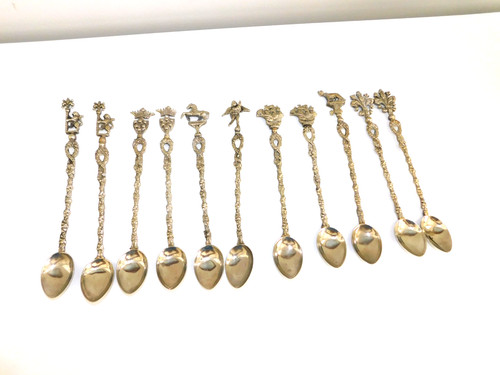 Antique iced tea spoons - antique,