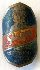 vintage SKIPPY Racers tricycle bicycle HEAD BADGE scooter pedal car Percy Crosby