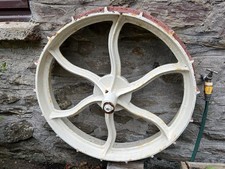 Vintage cast iron - vintage, wheel