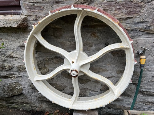 Vintage cast iron plough - vintage, wheel