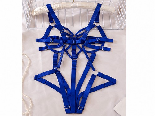 Women blue strappy - strappy, harness