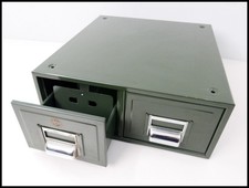 Vintage Astrola Green 2 Drawer