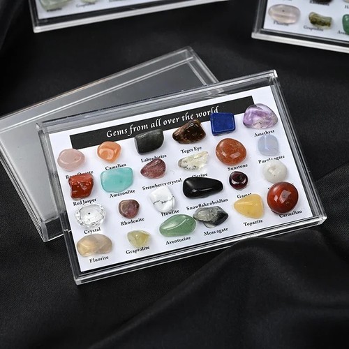 24pcs rock gemstones - 24pcs,