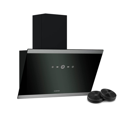 Angled cooker hood levels - angled,