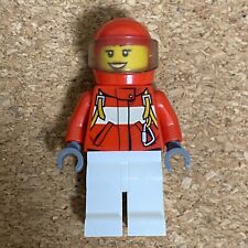 Lego MINIFIGURE City Paramedic Pilot Female Red Helmet | cty0607