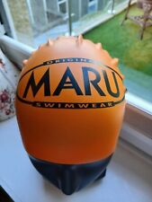 SWIM CAP MARU ORIGINAL SWIMWEAR SILICONE ORANGE VINTAGE NEW OTHER