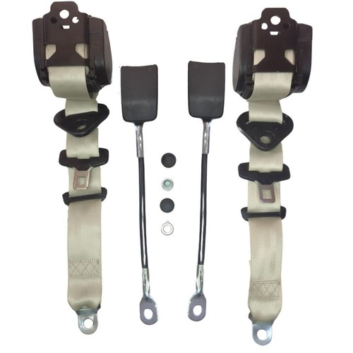 Front seat belt point - belt, l+r