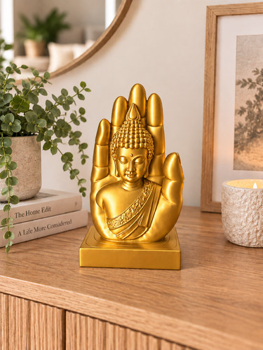 Buddha hand sculpture zen - hand, |