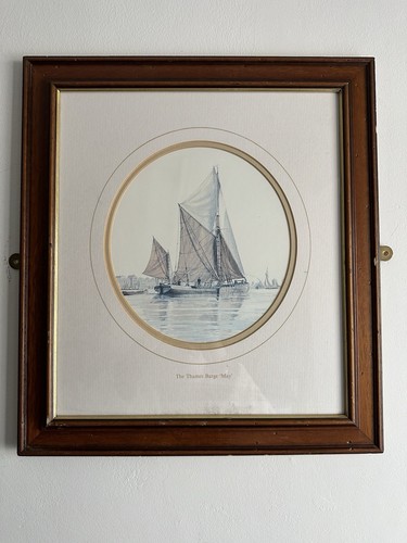 Vintage framed nautical - nautical, ship