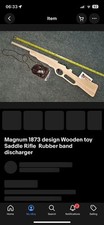 Magnum 1873 design Wooden toy