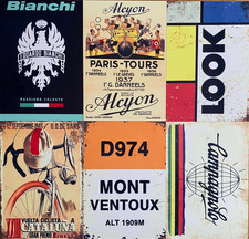 Cycling Metal Tin Signs Plaque