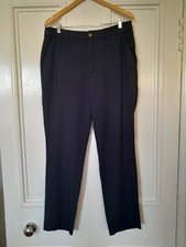 Rohan Ravello Dark Blue Linen Trousers 34R 31L