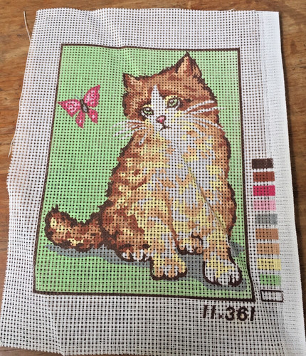 Kitten butterfly printed - 'kitten, &