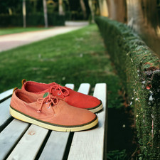 Timberland Men's Hookset Canvas Oxford Shoes Red UK 8 EU 42 Newother