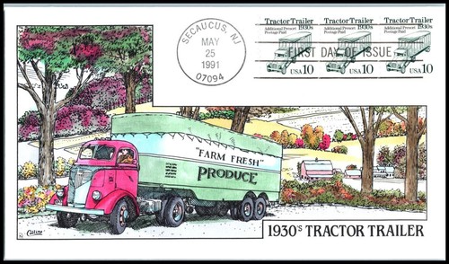 1991 tractor trailer 2457 - ,
