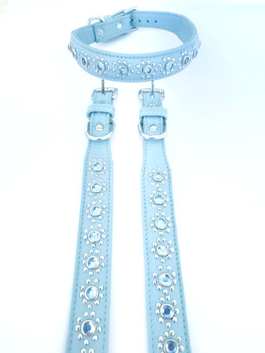 Stunning real leather blue - stunning,