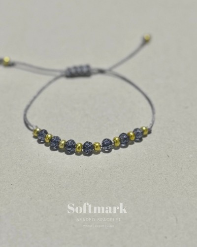 Homemade dark blue beaded - homemade,