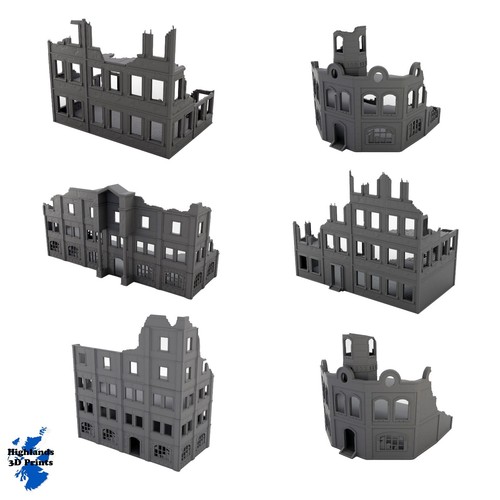 Stalingrad ruins ww2 scatter - ruins,