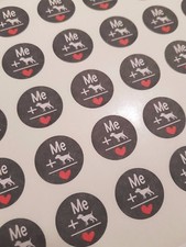 1000 Printed (25mm) Round Stickers - Custom Logo - Postage labels - Personalised