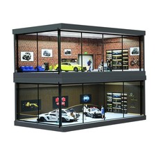 Diorama car garage - 1/43,