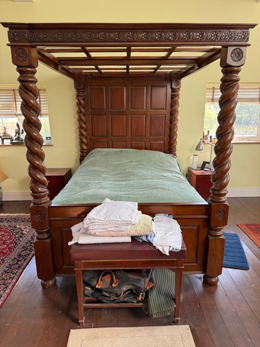 Mahogany four poster - , 6’
