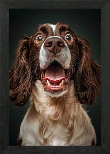 Surprised springer spaniel - surprised,