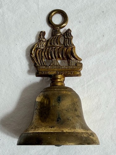 Vintage brass bell - , with