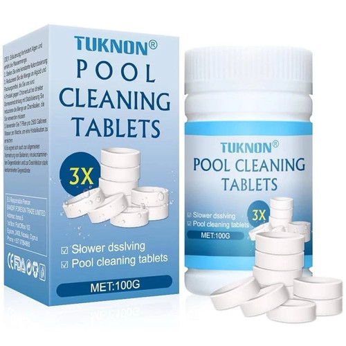 Pool cleaning tablets chlorine - pool,