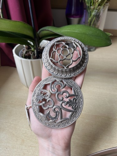 Vintage silver plated - 2x,
