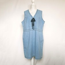 Tu Denim Cotton Midi Dress