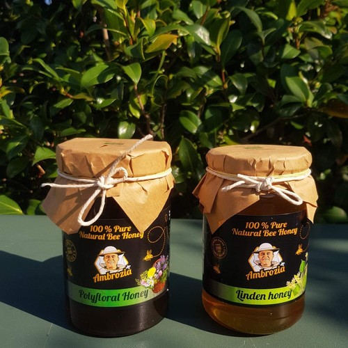 Raw organic honey 1kg - , 1kg.