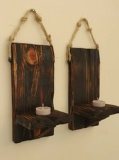 Set of 2 Hand Made Rustic