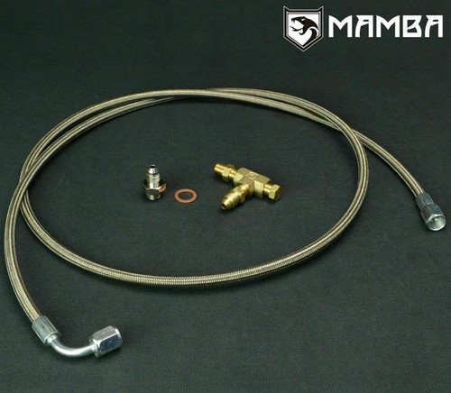 100cm turbo oil feed line - 100cm,