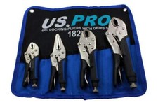 US Pro Locking Pliers 4pc Mole