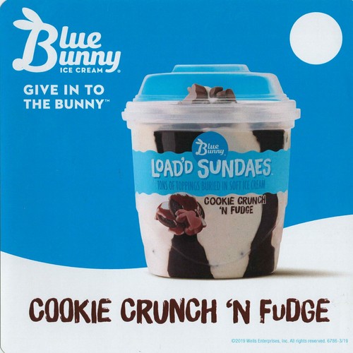 Blue bunny load cookie - blue,