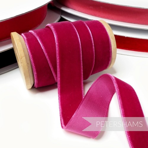 23mm french velvet ribbon - velvet,