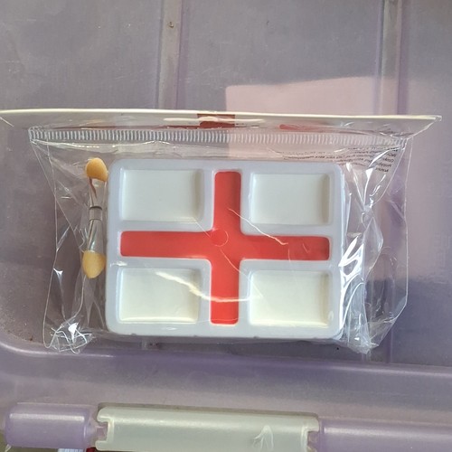 White red cross theme - &,