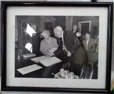 Framed B&W Photo Queen