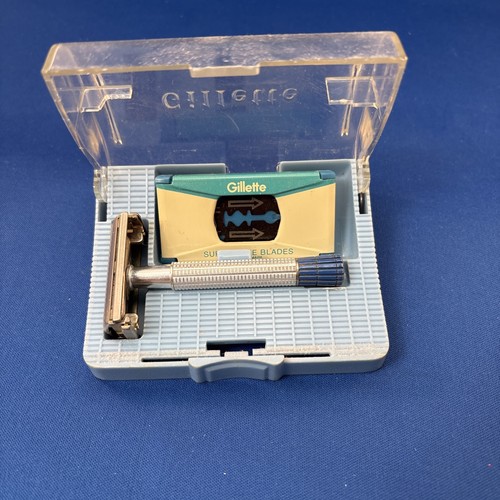 Vintage 1950 gillette - gillette, blue
