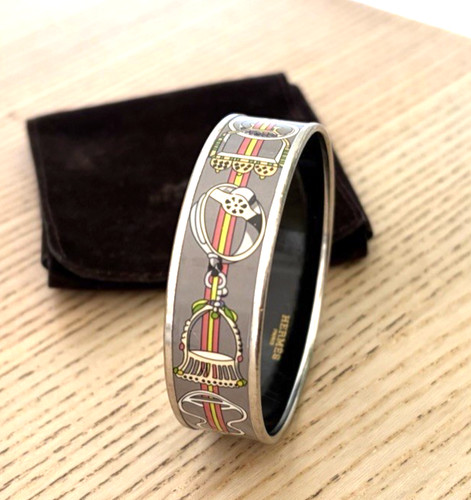 Authentic hermes silver - authentic, enamel