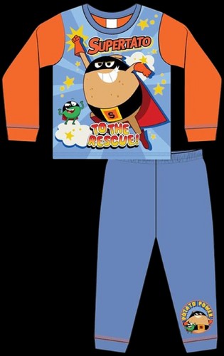 Supertato boys pyjamas orange - supertato,