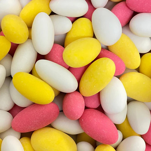 Sugared almonds - sugared,