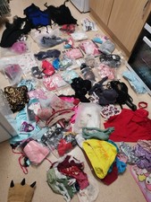 Huge Bundle of Ladies Lingerie Bras Sets Pyjama Sets Knickers Basques Negligee