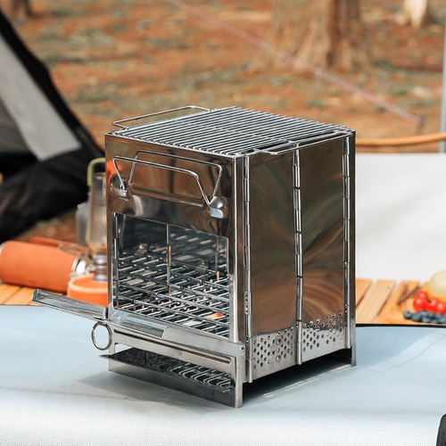 Stainless steel stove - stainless,