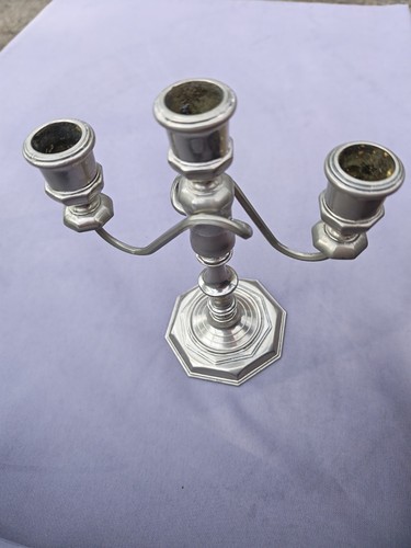 Vintage silver plated sconce - plated,
